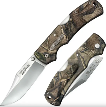 Navaja de bolsillo COLD STEEL Double Safe Hunter 23JD con hoja de 9,5 cm