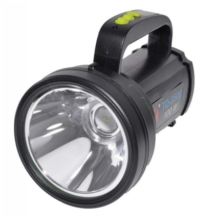 TD-3500 100W Notfall-LED-Taschenlampe mit Akku