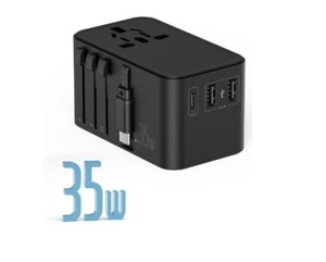 Incarcator Choetech 35W Travel Wall Charger with inside cable