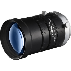 Obiektyw Fujinon HF75HA-1S 2/3" 75mm F2.8 z manualną przysłoną i mocowaniem C, rozdzielczość 1,5 megapiksela, funkcja antywibracyjna i przeciwwstrząsowa