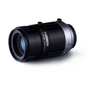 Fujinon HF16XA-5M 2/3 אינץ' 16 מ"מ F1.6 עדשה ידנית מסוג Iris C-Mount, גודל קומפקטי, עיוות נמוך, מדורג של 5 מגה פיקסל (עבור 3.45 מיקרון פיקסלים)