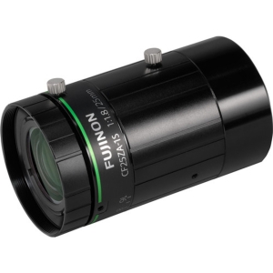 Obiectiv Fujinon CF25ZA-1S 1.2" 25mm F1.8 Manual Iris C-Mount, funcție anti-vibrații și șocuri, 23 megapixeli