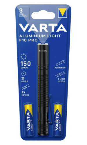 Zseblámpa Varta Aluminium Light F10 Pro LED (monokróm)