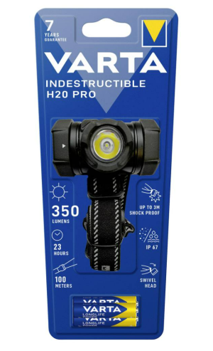 Φωτιστικό κεφαλής LED Varta Indestructible H20 Pro