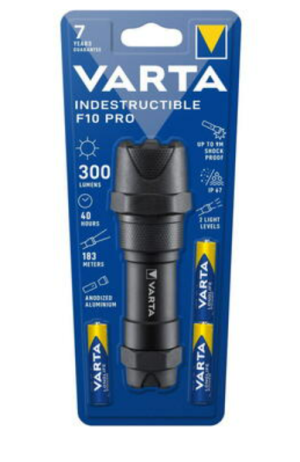 Varta Indestructible F10 Pro 6 וואט LED אלומיניום פנס