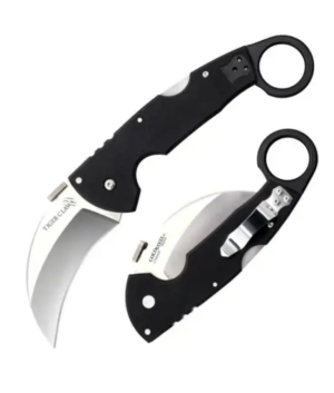 Couteau Cold Steel Tiger Claw Plain Edge 22KF avec lame de 8,6 cm