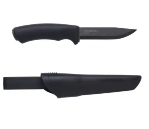 Cuțit Morakniv Bushcraft Black 12490 cu lamă de 10,9 cm