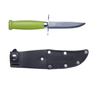 Cuchillo Morakniv Scout 39 Safe Green 12022 con hoja de 8,5 cm