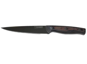 Couteau de cuisine Gourmet Performance 5'' avec manche en micarta rouge